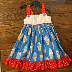 Eleanor Rose NWOT size 6-7 ice cream dress